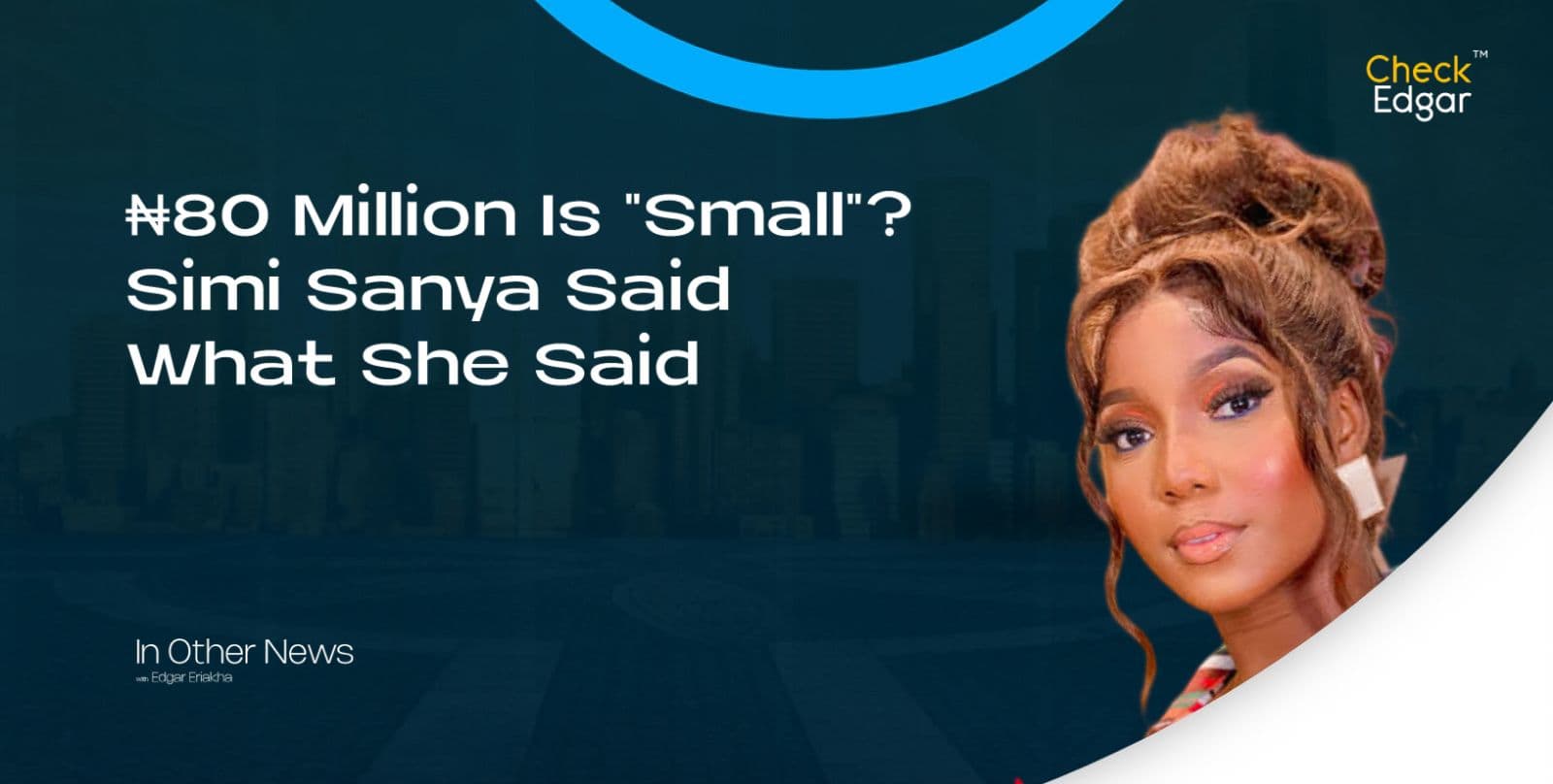 ₦80 Million Is "Small"? Simi Sanya Said What She Said