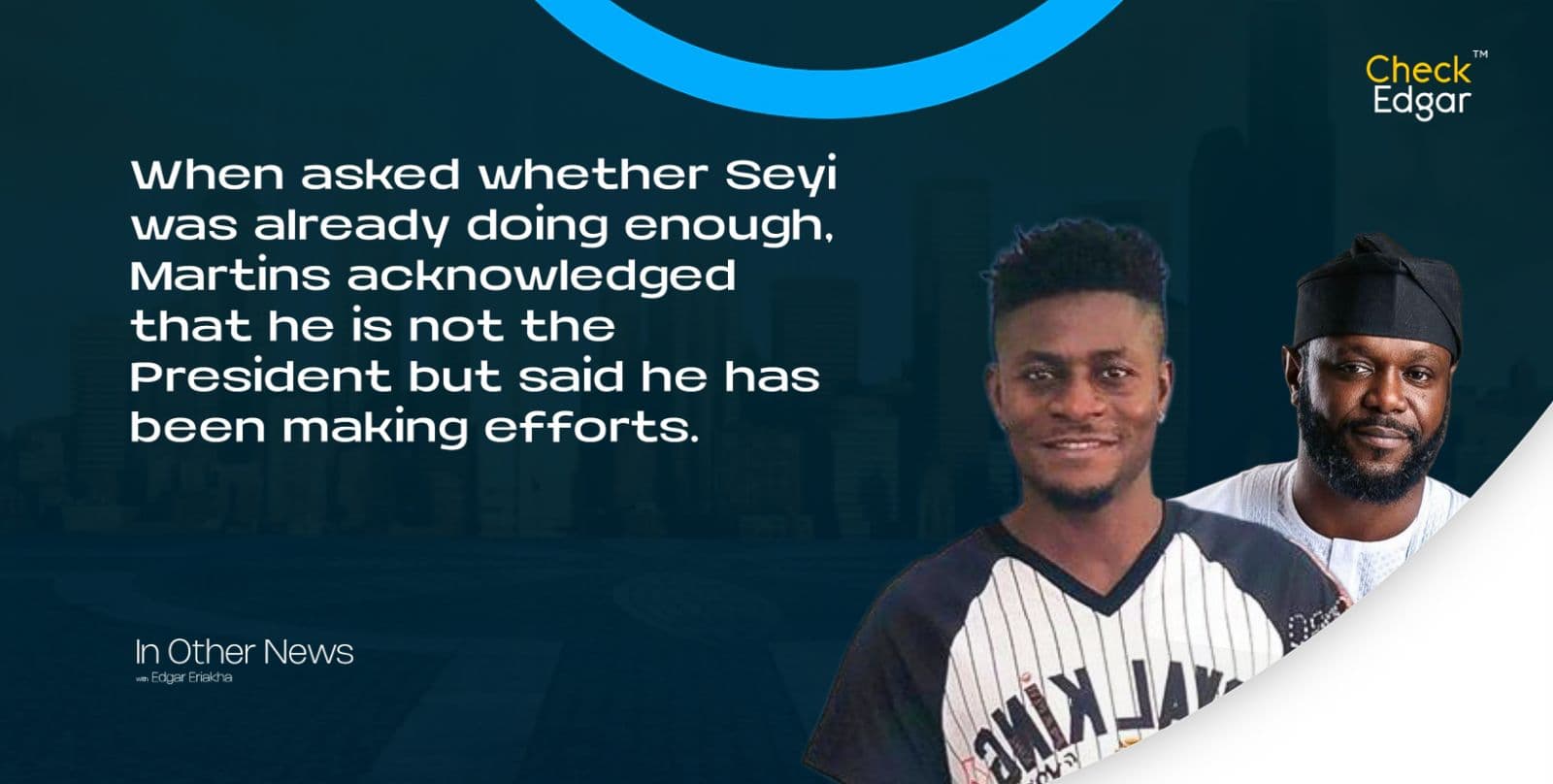 Obafemi Martins Says Seyi Tinubu Should Be NFF President, Seyi Is Now Contesting With Five Others, and Martins Just Joined His Campaign Team.