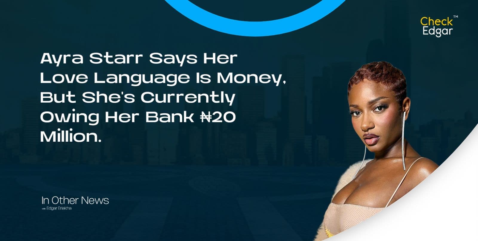 Ayra Starr Says Her Love Language Is Money, But She's Currently Owing Her Bank ₦20 Million.